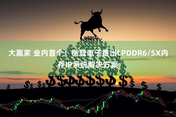 大赢家 业内首个！楷登电子推出LPDDR6/5X内存IP系统解决方案